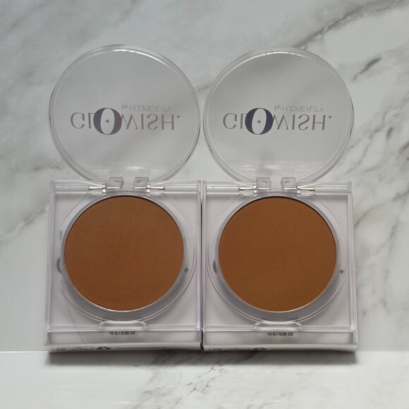 2 x Glowish by Huda Beauty 11 DEEP Luminous Pressed Powder (0.30 oz. each) - Picture 3 of 5